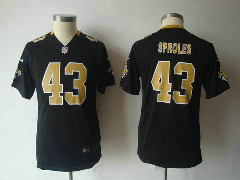 Nike Youth New Orleans Saints 43 Sproles Black Game nfl jerseys